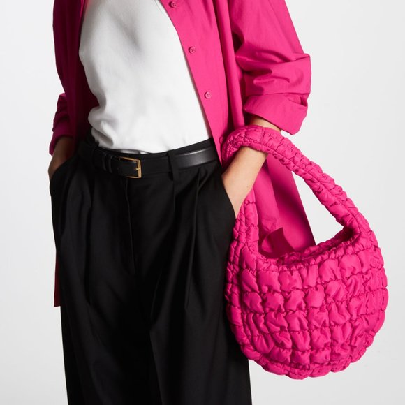 COS | Bags | Cos Mini Quilted Bag Pink | Poshmark